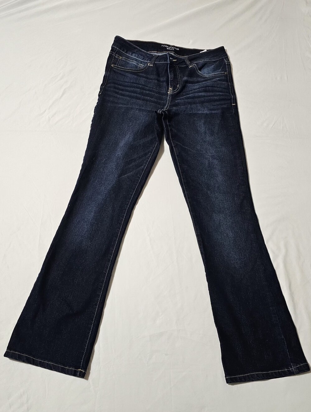 Maurices Everflex Dark Indigo Women's Bootcut Jeans Reg 10